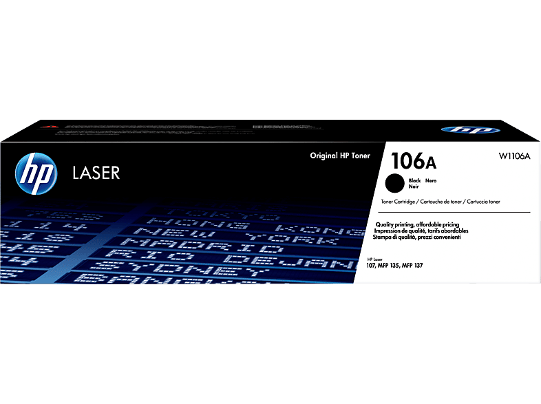 HP 106A Toner Schwarz (W1106A) von HP