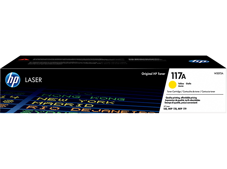 HP 117A Toner Gelb (W2072A) von HP