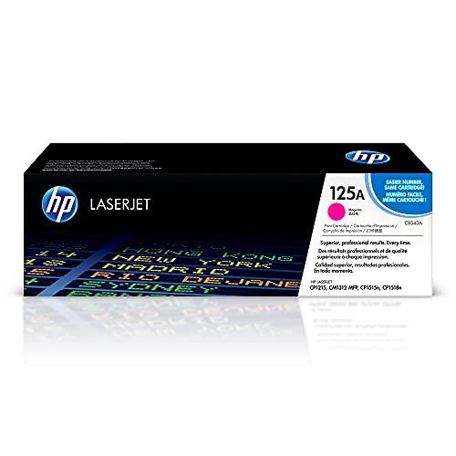 HP 125A (CB543A) Rot Original Toner fürHP Color Laserjet CP1215, CP1515, CM1312, magenta von HP