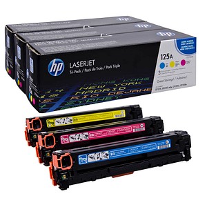 HP 125A (CF373AM) cyan, magenta, gelb Tonerkartuschen, 3er-Set von HP