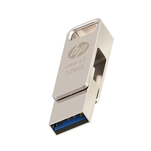 HP 128GB x206c OTG 3.2 Typ-C/Typ-A Metall-Flash-Laufwerk von HP