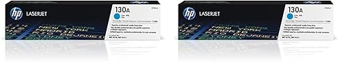 HP 130A Original Toner (geeignet Color Laserjet Pro M176n, Color Laserjet Pro M177fw) blau (Packung mit 2) von HP