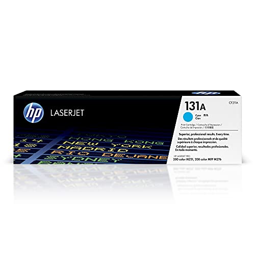 HP 131A (CF211A) Blau Original Toner für HP LaserJet Pro 200 Color M251n, MFP M276,cyan von HP