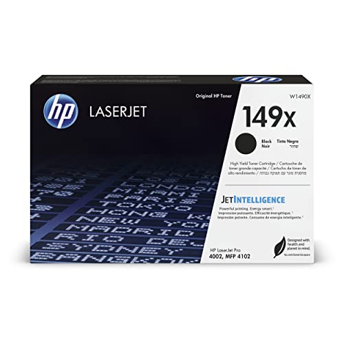 HP 149X (W1490X) Original LaserJet Toner Schwarz (Mit hoher Reichweite, Kompatibel mit HP LaserJet Pro 4103) von HP