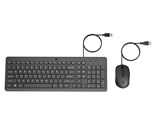 HP 150 Maus und Tastatur mit Kabel von HP