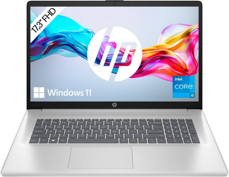 HP 17-cn3261ng Notebook (43,94 cm/17,3 Zoll, Intel Core i5 1334U, Iris Xe Graphics, 512 GB SSD) von HP