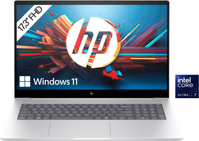HP 17-da0277ng Notebook (43,9 cm/17,3 Zoll, Intel Core Ultra 7 155U, GeForce RTX 3050, 512 GB SSD) von HP