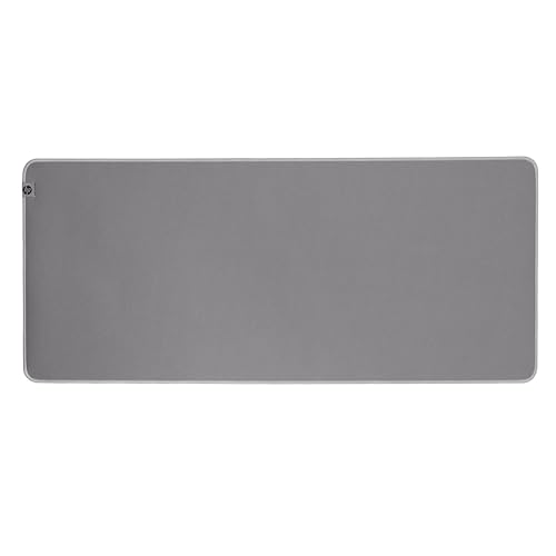 HP 200 Desinfizierbare Schreibtischunterlage – Rutschfest, Wasserabweisend, Ausfransfeste Nähte, Hergestellt aus 100 % recyceltem Kunststoff, 2 Jahre Garantie, 70 x 30 cm, Langlebig, Grau von HP