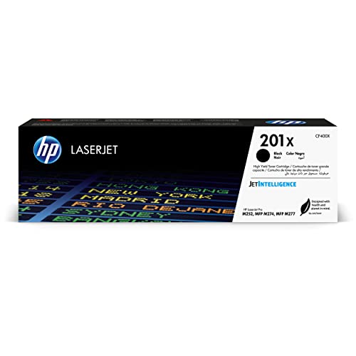 HP 201X (CF400X) Original Toner Schwarz mit hoher Reichweite für HP LaserJet Pro M252, XL von HP