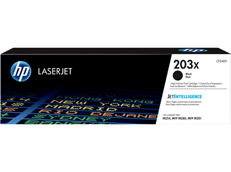 HP 203X Toner Schwarz (CF540X) von HP