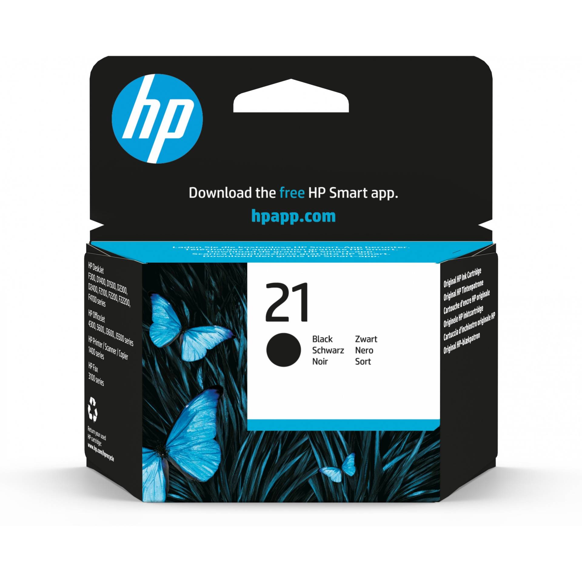 HP 21 Black Original ink cartridge HP 21 Black Original ink cartridge von HP