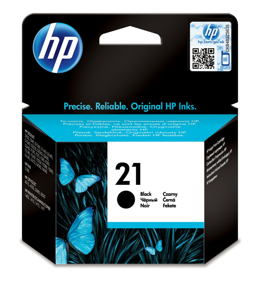 HP 21 Original Schwarz HP 21 Original Schwarz von HP
