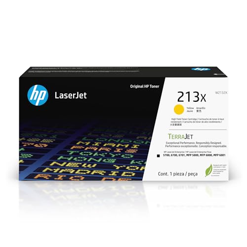HP 213X Gelb Original Laserjet-Tonerkartusche mit hoher Reichweite HP 213X Gelb Original Laserjet-Tonerkartusche mit hoher Reichweite von HP