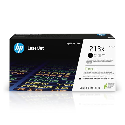 HP 213X Schwarz Original Laserjet-Tonerkartusche mit hoher Reichweite HP 213X Schwarz Original Laserjet-Tonerkartusche mit hoher Reichweite von HP