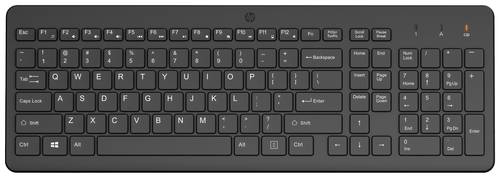 HP 220 Kabellos Tastatur Deutsch, QWERTZ Schwarz von HP