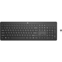 HP 230 Kabellose Tastatur Schwarz 3L1E7AA#ABD von HP