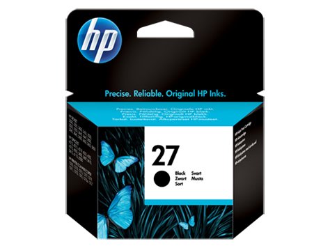 HP 27 Tintenpatrone für Tintenstrahldrucker (schwarz, 10 ml, 280 Seiten, 5 A 95% von HR, 0 – 40 °C,-15 – 35 °C) von HP