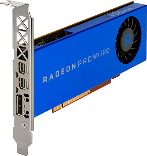 HP 2TF08AA Grafikkarte - Radeon Pro WX 3100-4GBGDDR5LowProfile-2xMiniDisplayPort-fürWorkstationZ2G4Z4G4Z6G4Z8G4 von HP