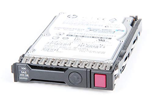 HP 300 GB 6G 10K SAS 2.5' Hot Swap Festplatte / Hard Disk mit Smart Carrier - 653955-001 / 652564-B21 (Generalüberholt) von HP