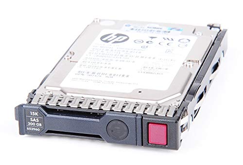 HP 300 GB 6G 15K SAS 2.5' Hot Swap Festplatte/Hard Disk mit Smart Carrier - 653960-001/652611-B21 (Generalüberholt) von HP
