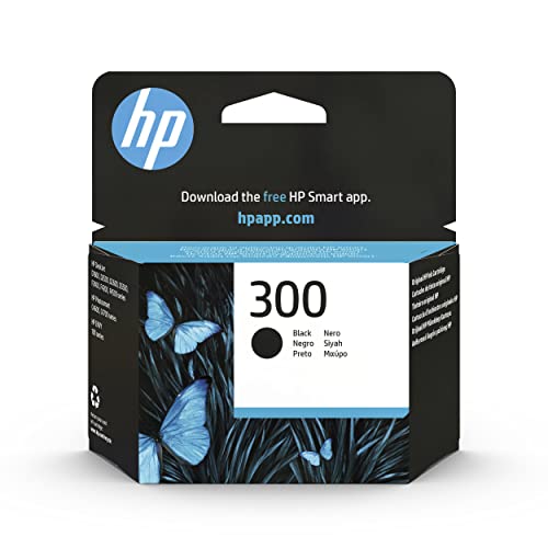 HP 300 Schwarz Original Druckerpatrone für HP Deskjet, HP ENVY, HP Photosmart von HP