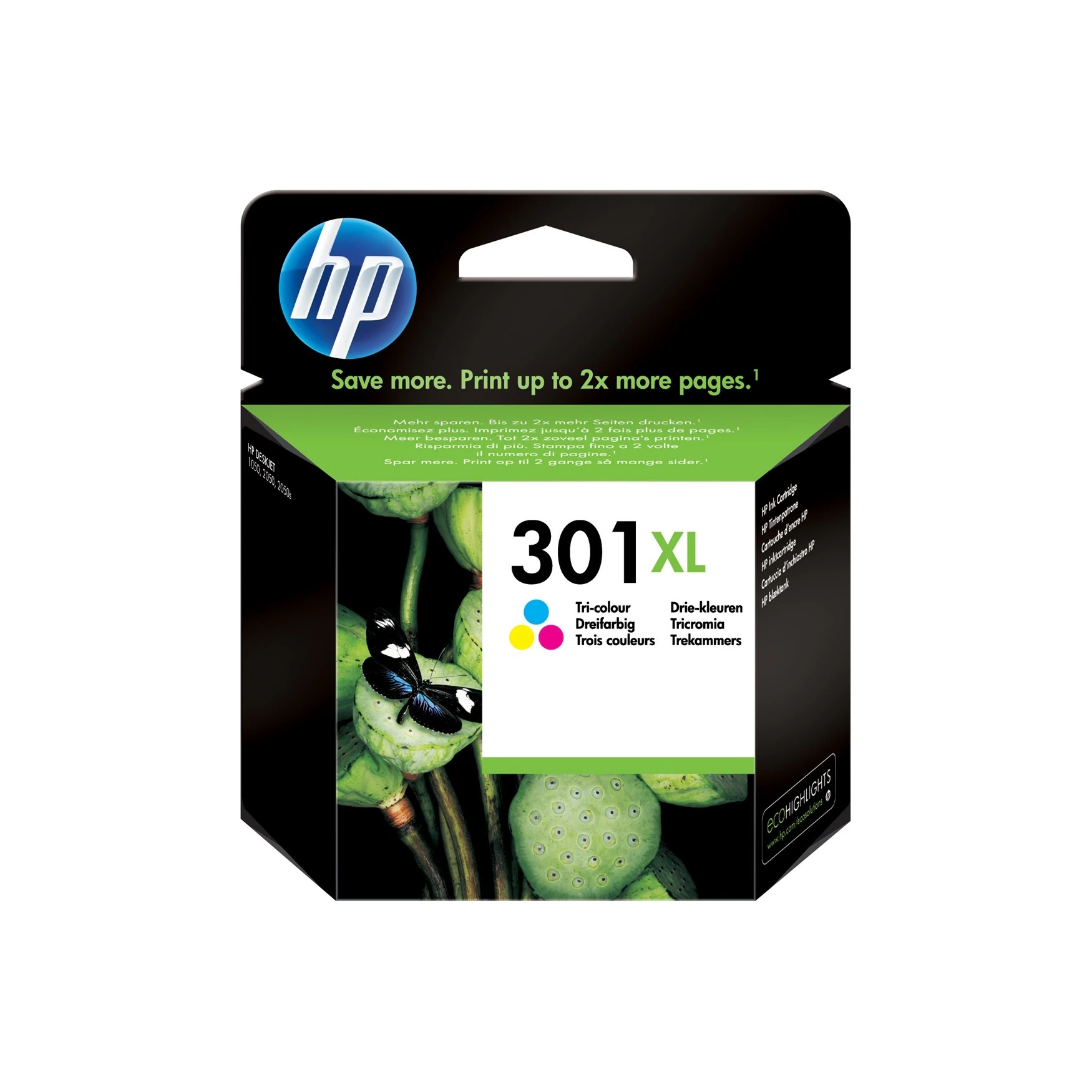 HP 301XL (CH564EE) Original Druckerpatrone Cyan/Magenta/Gelb von HP