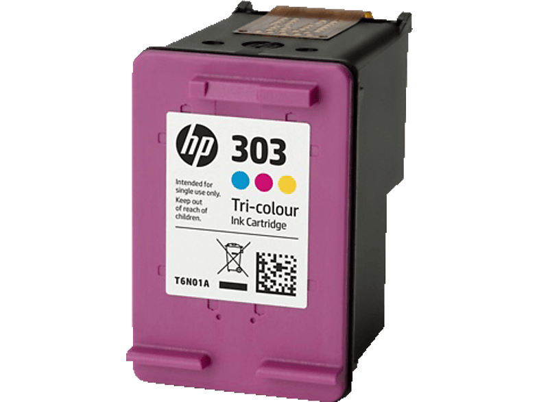 HP 303 Tintenpatrone Cyan/Magenta/Gelb (T6N01AE) von HP