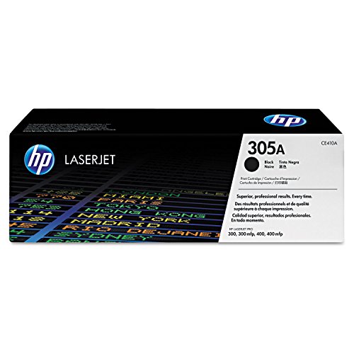 HP 305A (CE410A) Schwarz Original Toner für HP Laserjet Pro M351, M375nw, M451, M475 von HP