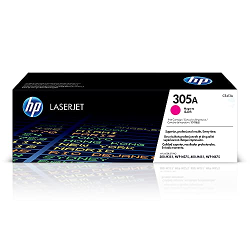 HP 305A (CE413A) Rot Original Toner für HP Laserjet Pro M351, M375nw, M451, M475, magenta von HP