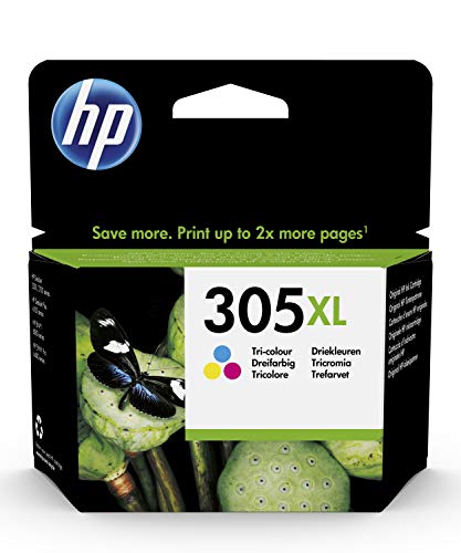 HP 305XL (3YM63AE) Original Druckerpatrone Farbe mit hoher Reichweite für HP DeskJet 27xx, 41xx, HP ENVY 60xx, 64xx , (1er Pack), Tricolor von HP