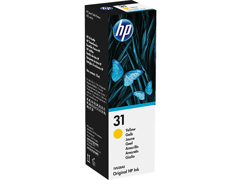 HP 31 Tintenpatrone Gelb (1VU28AE) von HP