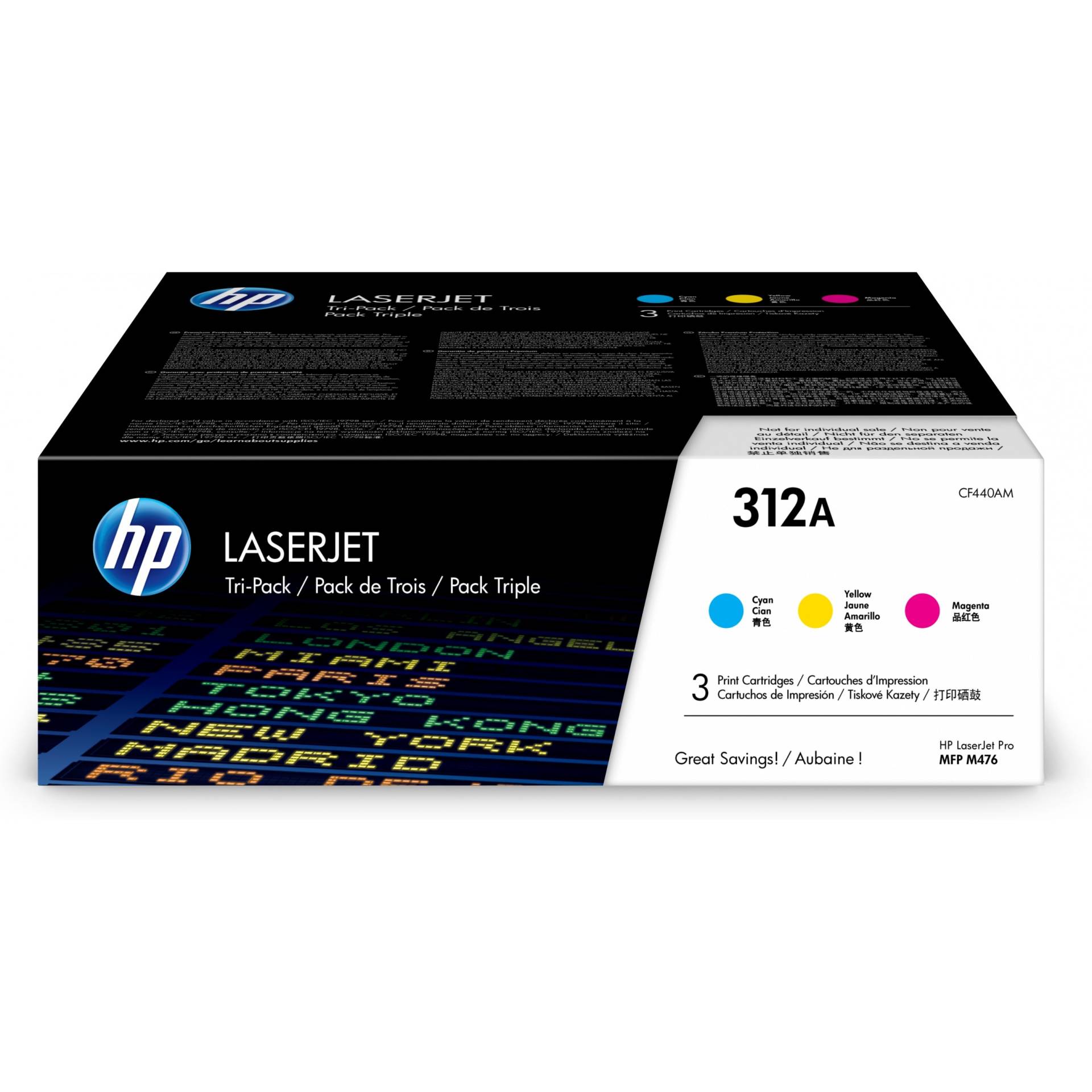 HP 312A Cyan Tri-Pack LaserJet toner cartridge HP 312A Cyan Tri-Pack LaserJet toner cartridge von HP