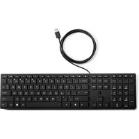 HP 320K Tastatur Schwarz - USB-A, für mehr Produktivität im Alltag von HP