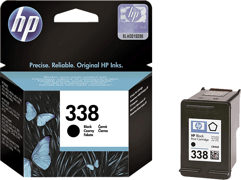 HP 338 Tintenpatrone Schwarz (C8765EE) von HP
