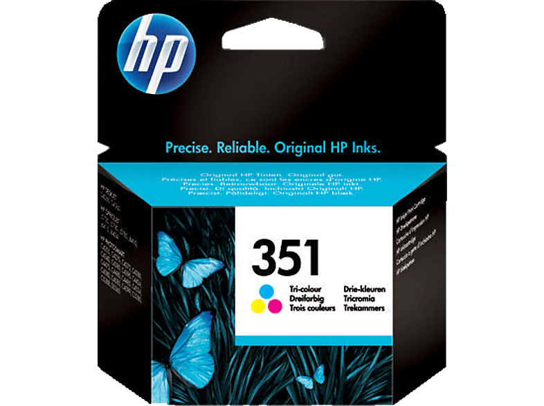 HP 351 Tintenpatrone Cyan/Magenta/Gelb (CB337EE) von HP