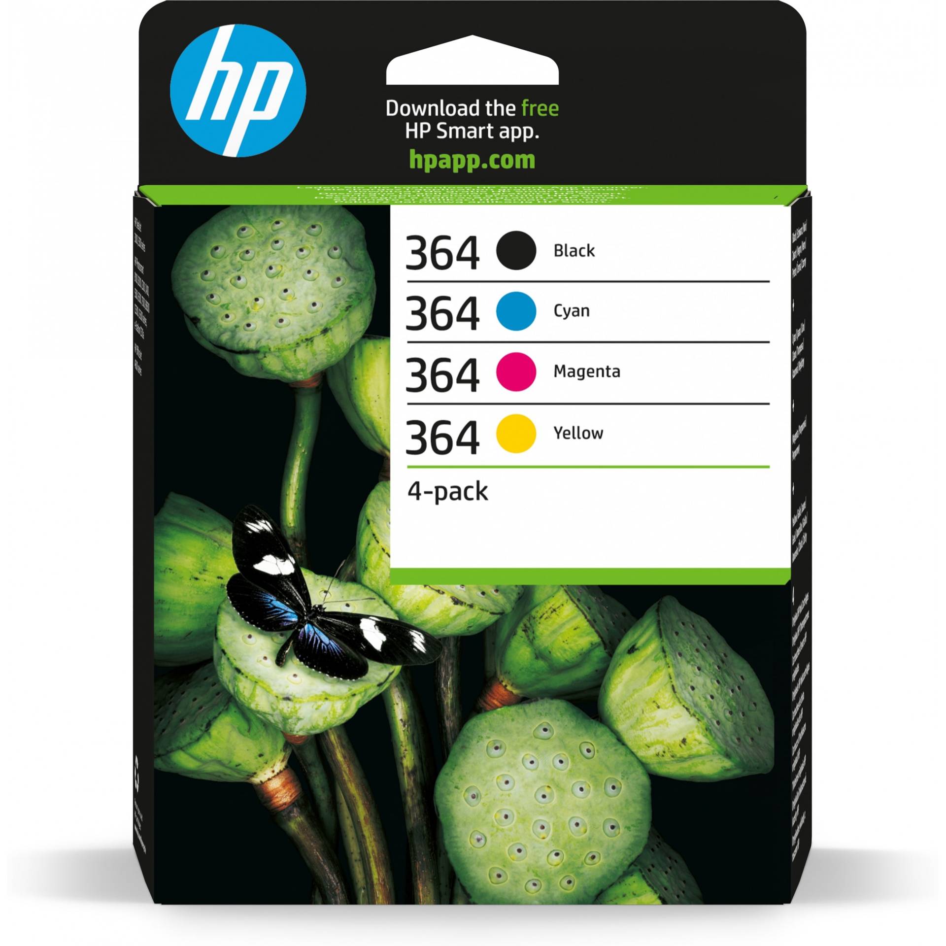HP 364 4-pack Black/Cyan/Magenta/Yellow Original Ink Cartridges ink cartridge HP 364 4-pack Black/Cyan/Magenta/Yellow Original Ink Cartridges ink cartridge von HP