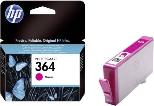 HP 364 Druckerpatrone Original Magenta CB319EE Tinte HP 364 Druckerpatrone Original Magenta CB319EE Tinte von HP