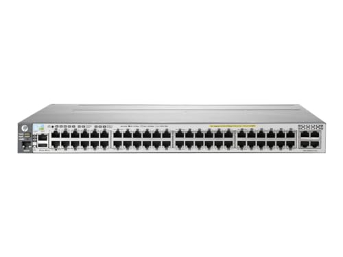 HP 3800-48G-PoE+-4XG Switch - Switch - L3 - verwaltet - 48 x 10/100/1000 (PoE) + 4 x 10Gb Ethernet - an Rack montierbar von HP