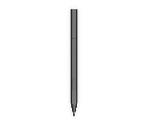 HP 3J122AAABB MPP 2.0 Tilt Pen Digitaler Eingabestift (aufladbar über USB-C, LED Akkuanzeige, austauschbare Spitzen, magnetischer Schaft), Schwarz, Akkulaufzeit - 30 Tage von HP