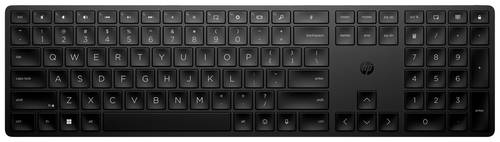 HP 450 Kabellos Tastatur Deutsch, QWERTZ Schwarz von HP