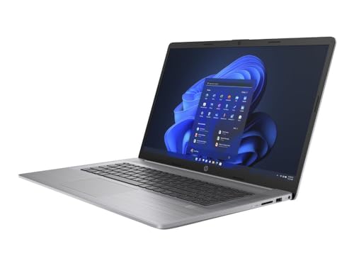 HP 470 G9 Business Laptop | 17,3" IPS FHD-Display | Intel Core i5-1235U | 8 GB DDR4 RAM | 256 GB SSD | Intel Iris Xe-Grafikkarte | Windows 11 Pro | QWERTZ Tastatur | Silber von HP