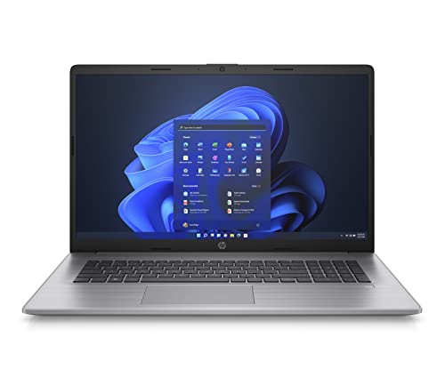 HP 470 G9 Business Laptop | 17,3" IPS FHD-Display | Intel Core i7-1255U | 16 GB DDR4 RAM | 512 GB SSD | Intel Iris Xe-Grafikkarte | Windows 11 Pro | QWERTZ Tastatur | Silber von HP