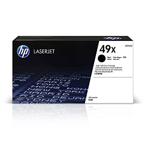 HP 49X (Q5949X) Schwarz Original Toner mit hoher Reichweite für HP Laserjet 1320, 1320n, 1320nw, 1320t, 1320tn, 3390 und 3392, XXL von HP