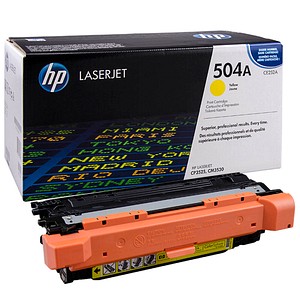 HP 504A (CE252A) gelb Tonerkartusche von HP