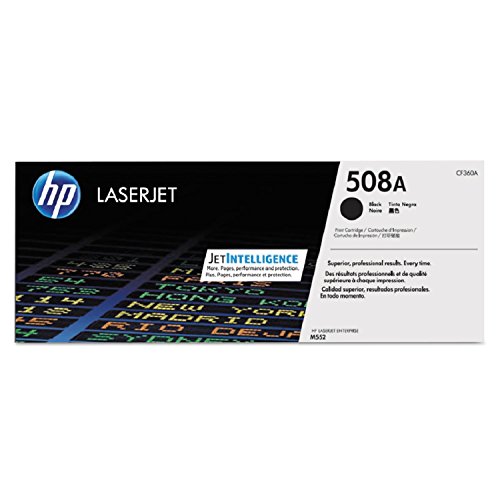 HP 508A (CF360A) Schwarz Original Toner für HP Color Laserjet Enterprise M552dn, M553, M577 von HP