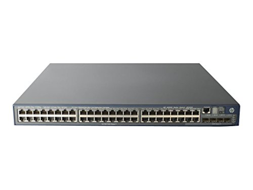 HP 5500-48G-PoE+ EI Switch mit 2 Schnittstellen, Managed Switch, 48 x 10/100/1000 (PoE) + 4 x Shared SFP Montierbar auf PoE+ Rack von HP