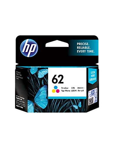 HP 62 (C2P06AE) Original Druckerpatrone Farbe für HP ENVY 55xx, 56xx, 7640, HP OfficeJet 200, 250, 57xx, Cyan/Magenta/Gelb von HP