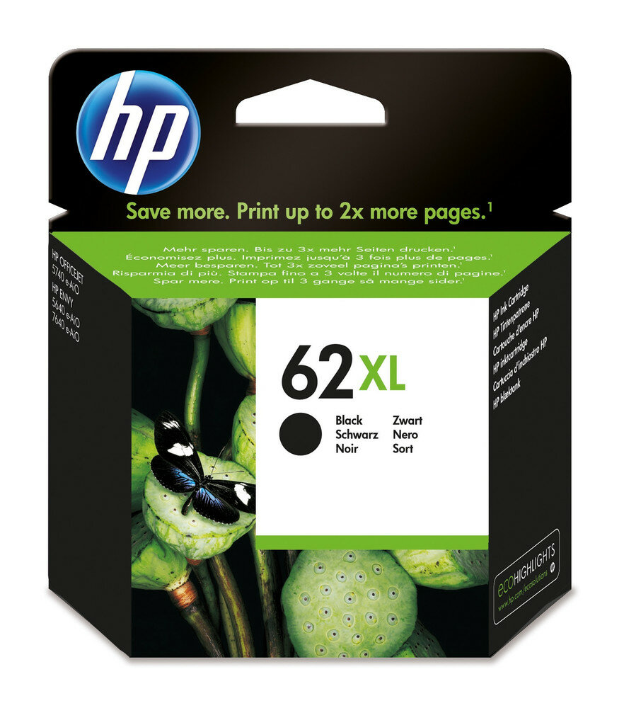 HP 62XL Original Schwarz HP 62XL Original Schwarz von HP