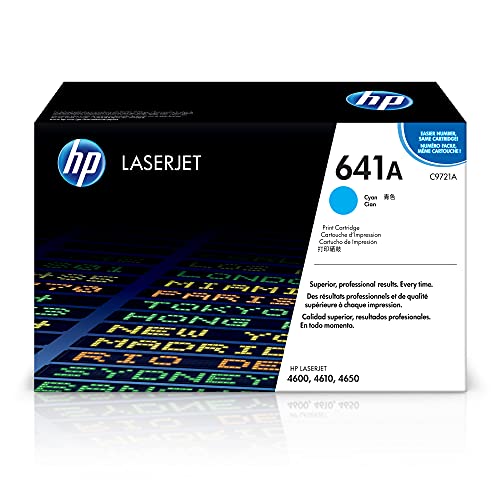 HP 641A (C9721A) Blau Original Toner für HP Color Laserjet 4600, HP Color Laserjet 4650 von HP