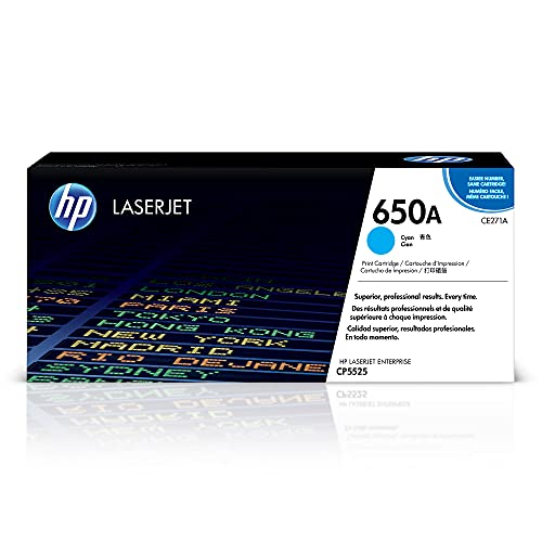 HP 650A Cyan Original LaserJet Tonerkartusche von HP